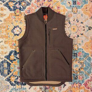 PATAGONIA | "Burly Man" Workwear Softshell Vest | "Dark Walnut" Brown | Small